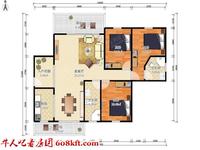 坂田大族云峰小区二手房出售，3室2厅2卫72平米，售价379万